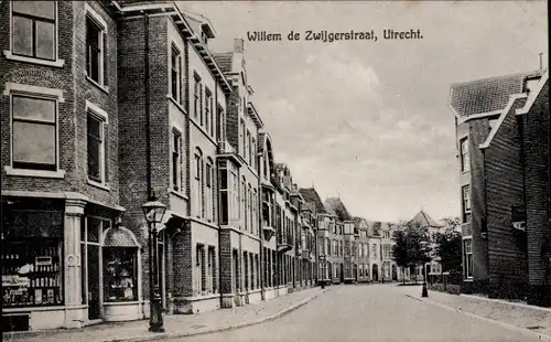 Ak Utrecht Niederlande, Willem de Zwijgerstraat