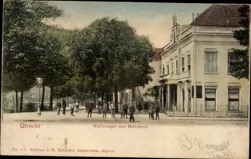 Ak Utrecht Niederlande, Maliesingel, Maliehaus