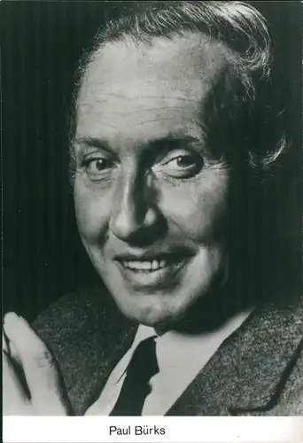 Ak Schauspieler Paul Bürks, Portrait