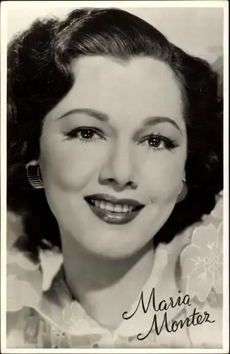 Ak Schauspielerin Maria Montez, Portrait