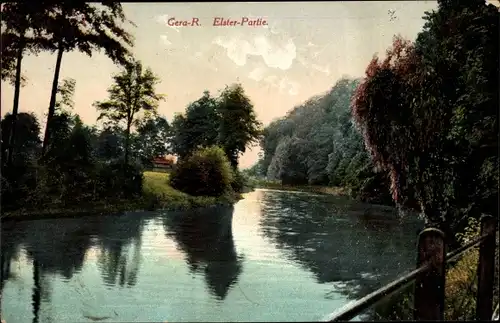 Ak Gera in Thüringen, an der Elster