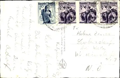 Ak Kitzbühel in Tirol, Ortsansicht, See, Alpen