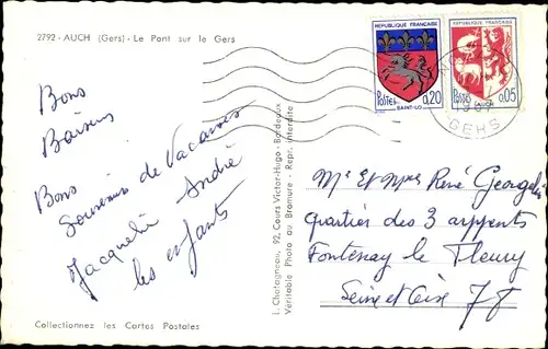 Ak Auch Gers, Brücke