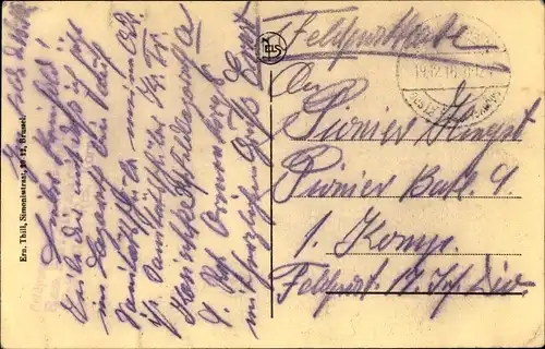 Ak Roeselare Roeselaere Rousselare Roulers Westflandern, Noordstraat