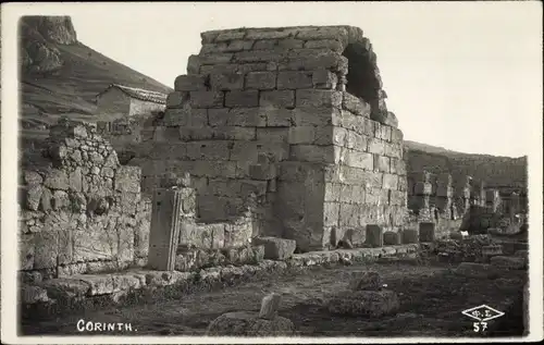 Ak Korinth Griechenland, Ruinen