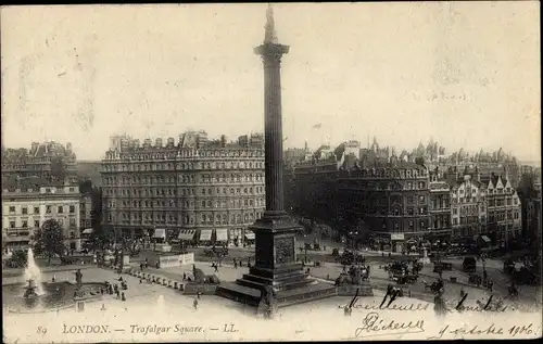 Ak London City, Trafalgar Square