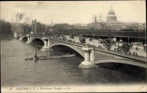 Ak London City, Blackfriars Bridge