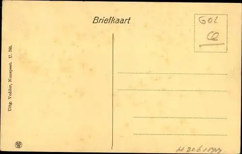 Ak Nunspeet Gelderland, Het avondmaal, Volkstracht