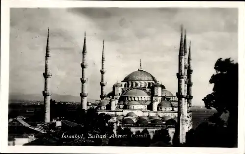 Foto Istanbul Türkiye, Sultan Ahmet Camil Moschee
