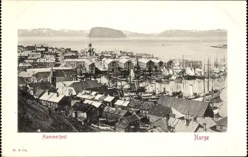 Ak Hammerfest Norwegen, Panorama