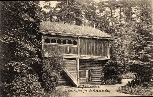 Ak Gudbrandsdalen Norwegen, Rolstadloftet, Norsk Folkemuseum