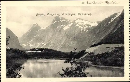 Ak Romsdalen Norwegen, Bispen, Kongen, Dronningen