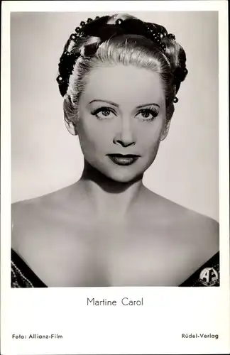 Ak Schauspielerin Martine Carol, Portrait, Film Lukrezia Borgia