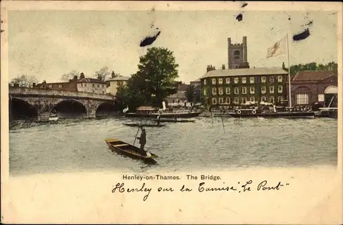 Ak Henley on Thames Oxfordshire England, The Bridge