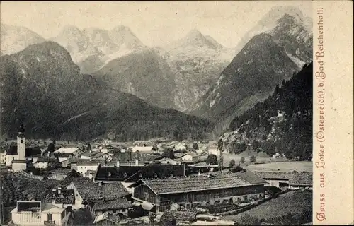 Ak Lofer in Salzburg, Gesamtansicht