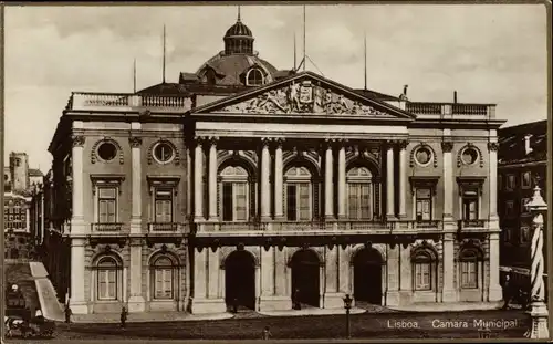 Ak Lisboa Lissabon Portugal, Camara Municipal