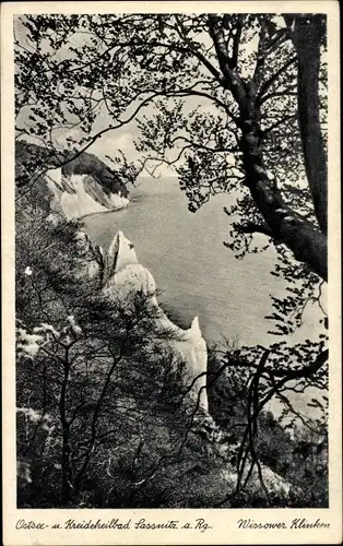 Ak Sassnitz auf Rügen, Wissower Klinken