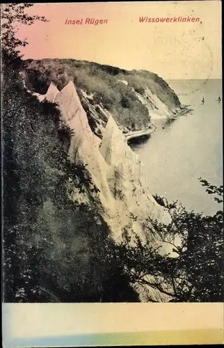 Ak Sassnitz auf Rügen, Wissower Klinken