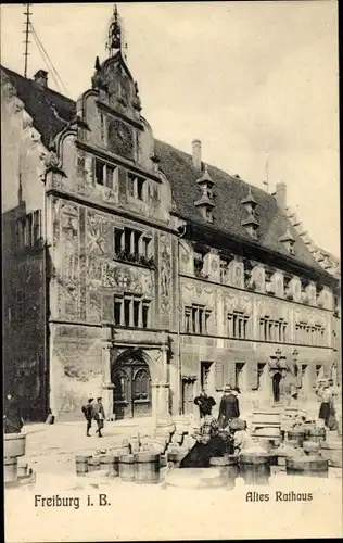 Ak Freiburg im Breisgau, Altes Rathaus
