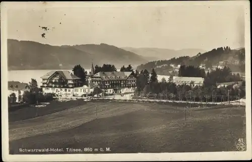 Ak Titisee Neustadt im Breisgau Hochschwarzwald, Schwarzwald Hotel