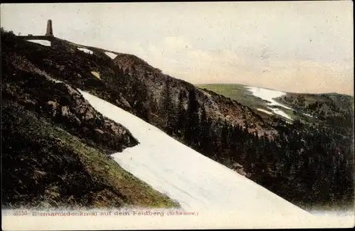 Ak Feldberg im Schwarzwald, Bismarckdenkmal auf dem Feldberg