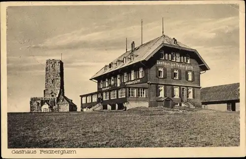 Ak Feldberg im Schwarzwald, Gasthaus zum Feldbergturm