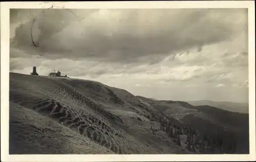 Ak Feldberg im Schwarzwald, der Höchste, Turm, Gasthaus