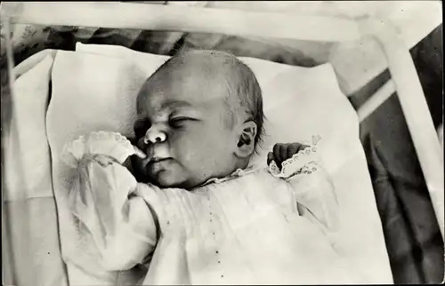 Ak Prinz Willem Alexander als Neugeborener, 1967, Adel Niederlande