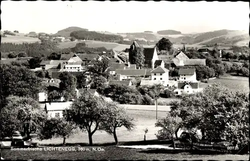 Ak Lichtenegg in Niederösterreich, Gesamtansicht