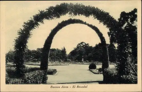 Ak Buenos Aires Argentinien, El Rosedal