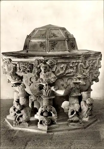 Ak Limburg an der Lahn, Dom, Taufstein