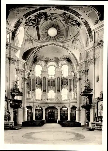 Ak Neresheim in Württemberg, Abteikirche, Große Orgel