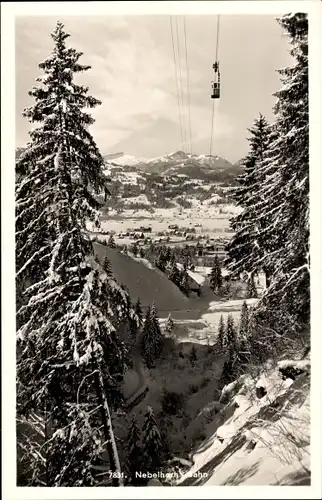 Ak Oberstdorf im Oberallgäu, Nebelhorn, Nebelhornbahn, Winter