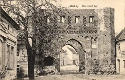 Ak Jüterbog in Brandenburg, Neumarkt Tor