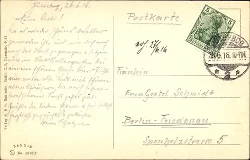 Ak Jüterbog in Brandenburg, Neumarkt Tor