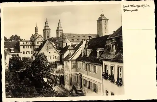 Ak Bad Mergentheim in Tauberfranken, Pfarrgang