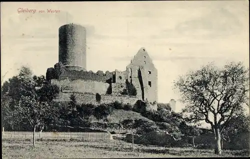 Ak Krofdorf Gleiberg Wettenberg in Hessen, Blick von Westen