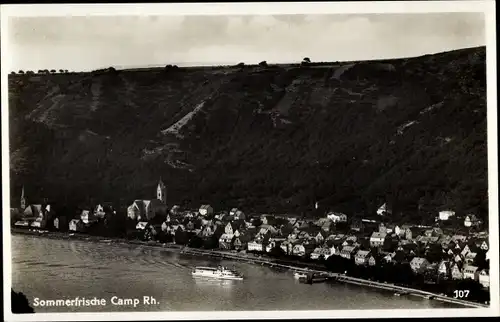 Ak Kamp Bornhofen am Rhein, Panorama