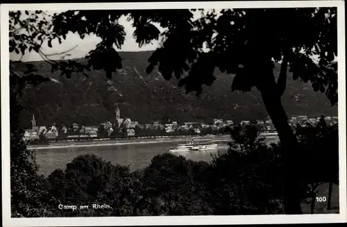 Ak Kamp Bornhofen am Rhein, Panorama