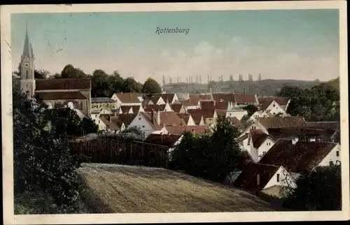 Ak Rottenburg am Neckar, Teilansicht