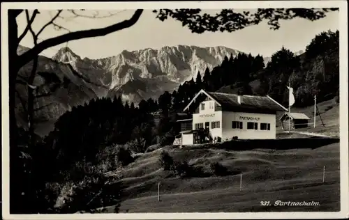 Ak Garmisch Partenkirchen in Oberbayern, Partnachalm