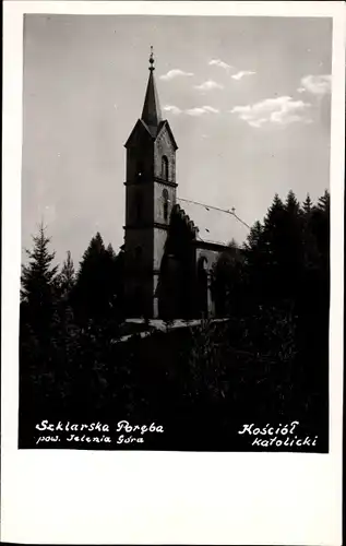 Ak Szklarska Poręba Schreiberhau Riesengebirge Schlesien, Katholische Kirche