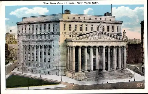 Ak New York City USA, The New Court House