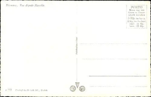 Ak Macolin sur Bienne Magglingen Kanton Bern, Panorama