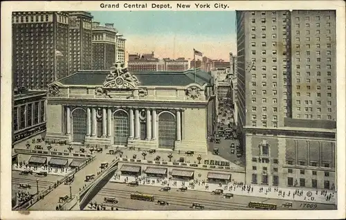 Ak New York City USA, Grand Central Depot