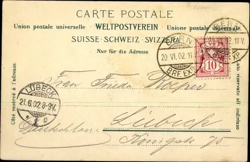 Ak Bern Stadt Schweiz, Zeitglockenturm, Bärenbrunnen