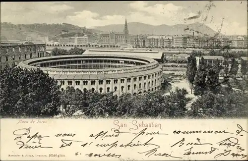Ak Donostia San Sebastian Baskenland, Stierkampfarena