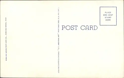 Ak Bowling Green Ohio USA, Haupteingang, Bowling Green State University