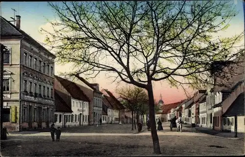 Ak Königsbrück in der Oberlausitz, Weißbacher Straße, Restauration, Cafe