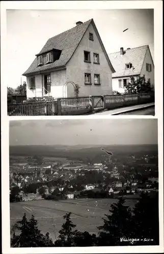 Ak Villingen im Schwarzwald, Gesamtansicht, Wohnhäuser